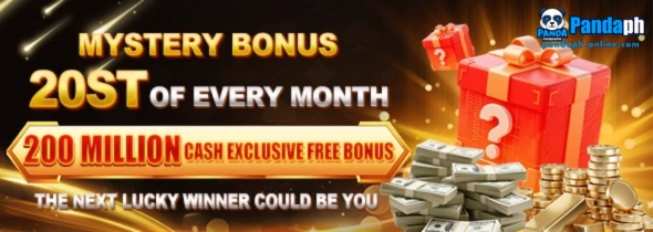 PANDAPH mysterious bonus promotion featuring hidden casino rewards for login and register users with exciting online casino games