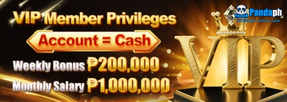 PANDAPH online casino slots VIP section highlighting exclusive slot rewards, premium features, and special benefits for loyal players
